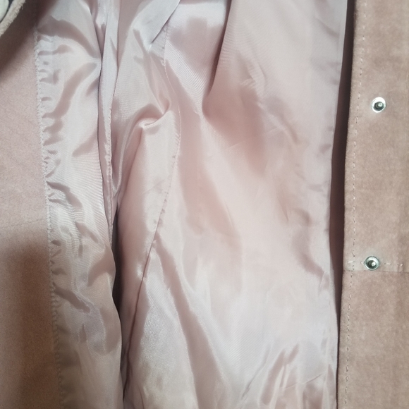 Dusty Rose Suede Jacket - Picture 3 of 10